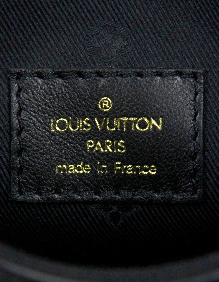 LOUIS VUITTON Over The Moon Calf Leather Shoulder Bag Black