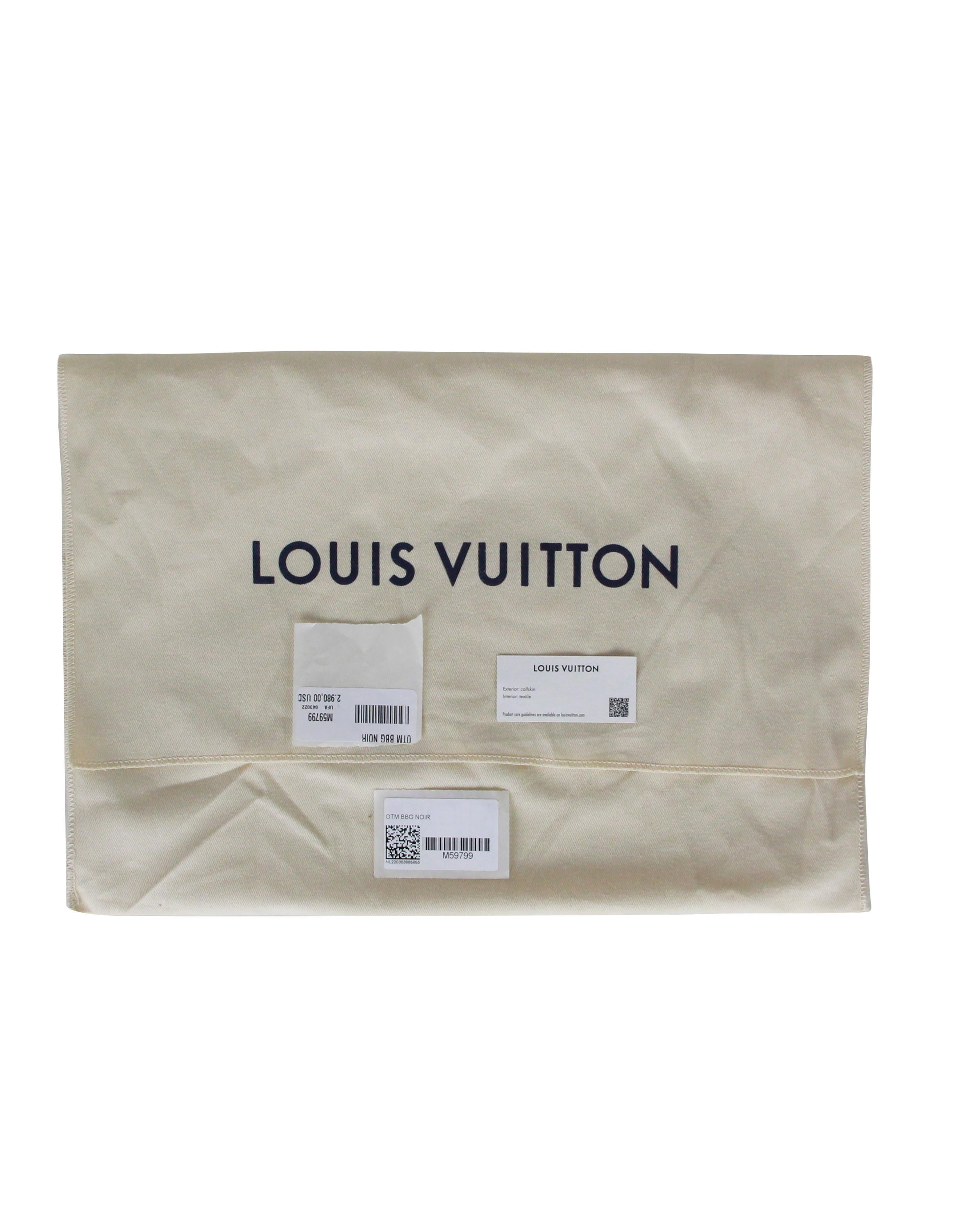 Louis Vuitton Black Leather Over The Moon Monogram Crossbody Bag 1