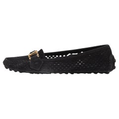 Mocasines Oxford de cuero negro Louis Vuitton talla 37.5