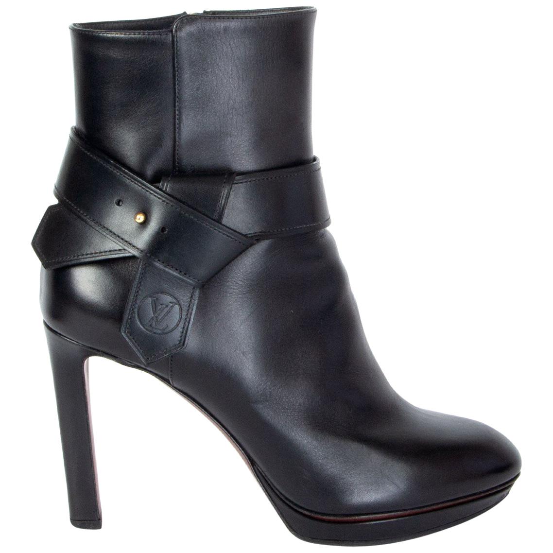 Louis Vuitton Black Ankle Boots for Women for sale