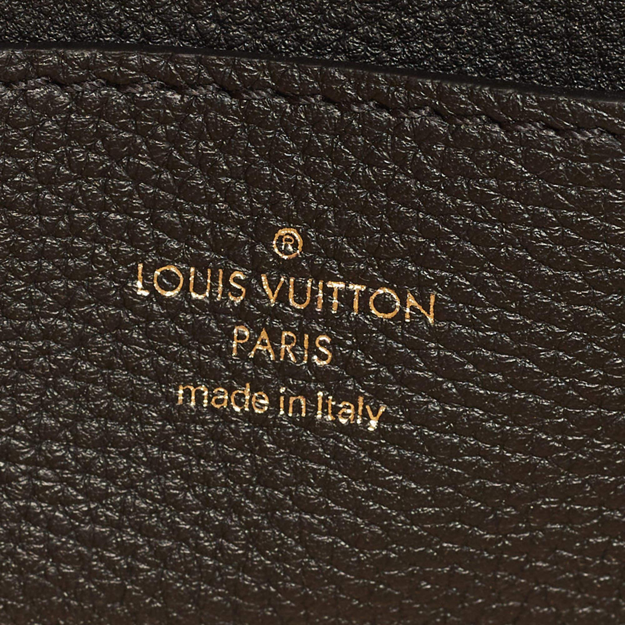 Louis Vuitton Black Leather Pont 9 Soft MM Bag 9