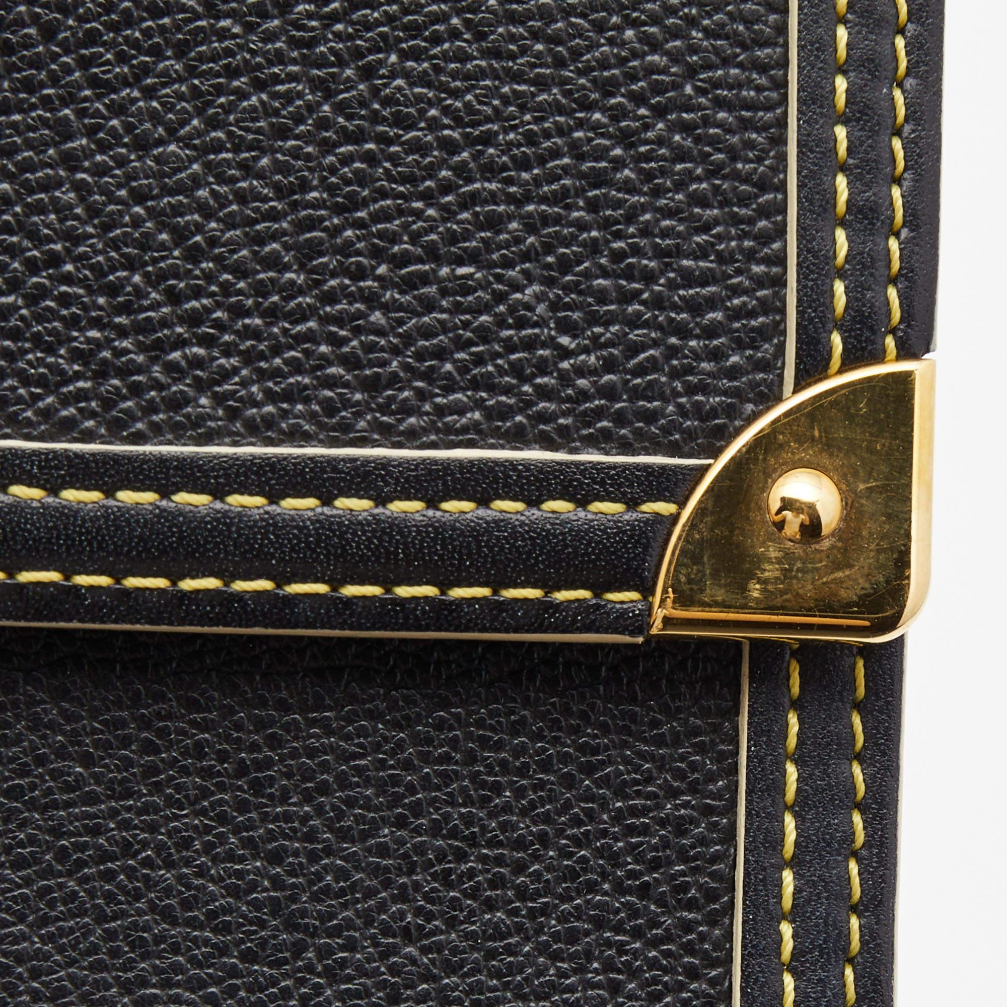 Louis Vuitton Black Leather Porte Tresor International Wallet 2