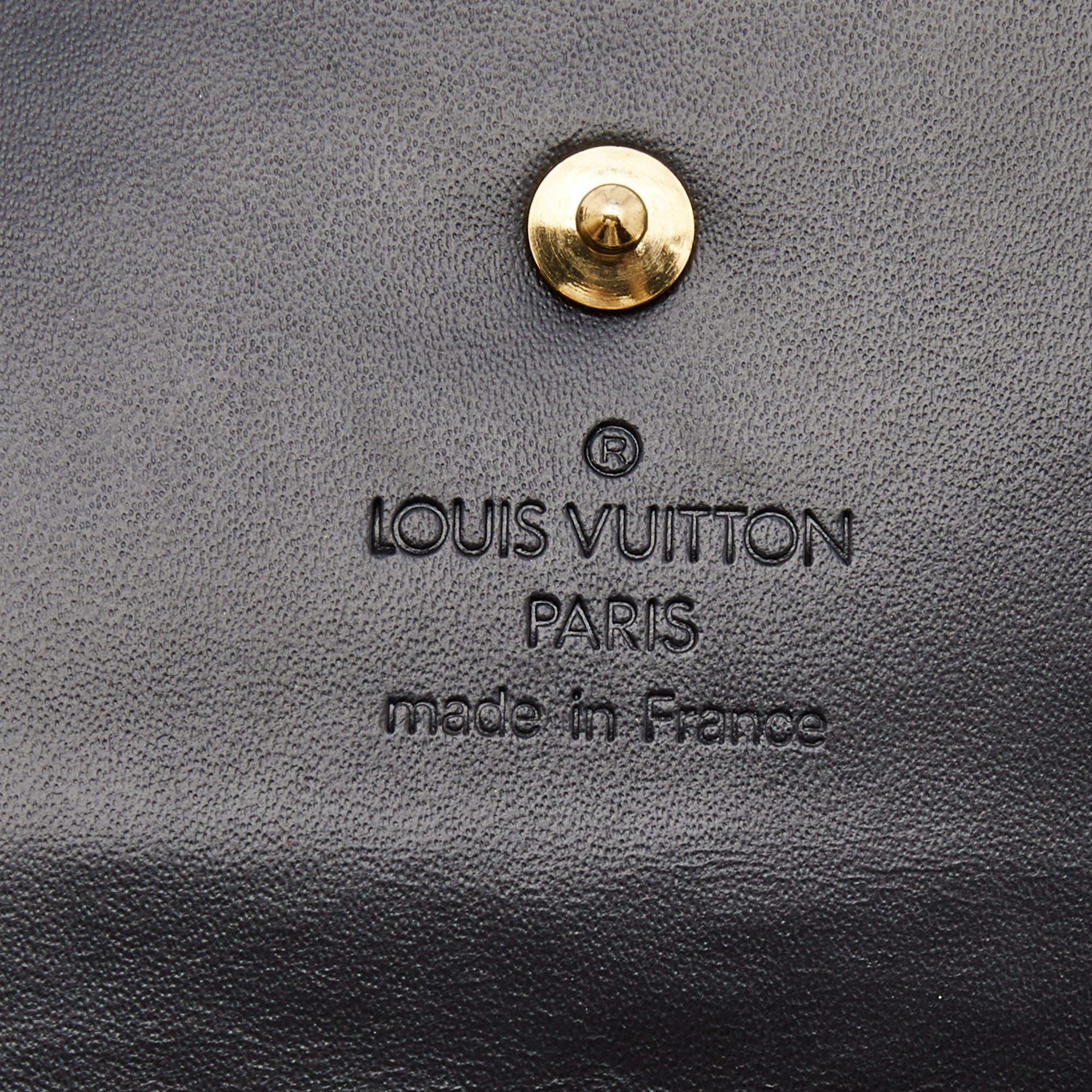 Louis Vuitton Black Leather Porte Tresor International Wallet 4