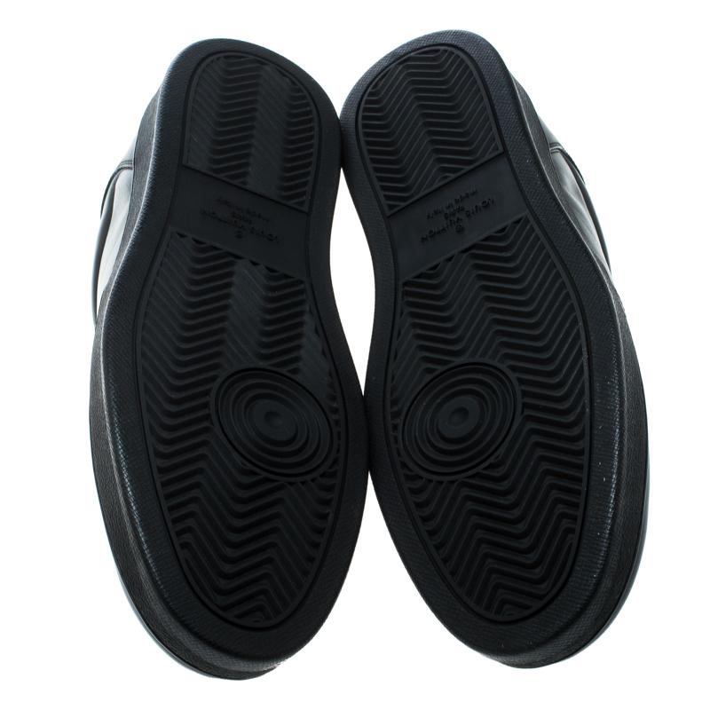 Men's Louis Vuitton Black Leather Rivoli Sneakers Size 43