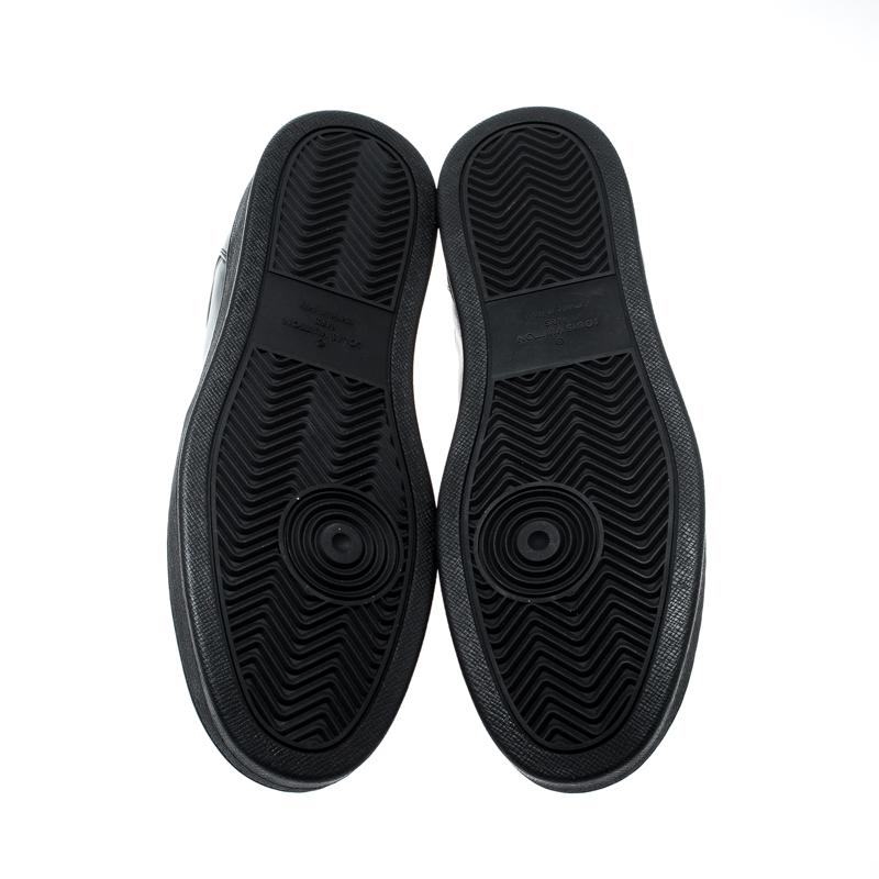Men's Louis Vuitton Black Leather Rivoli Sneakers Size 44