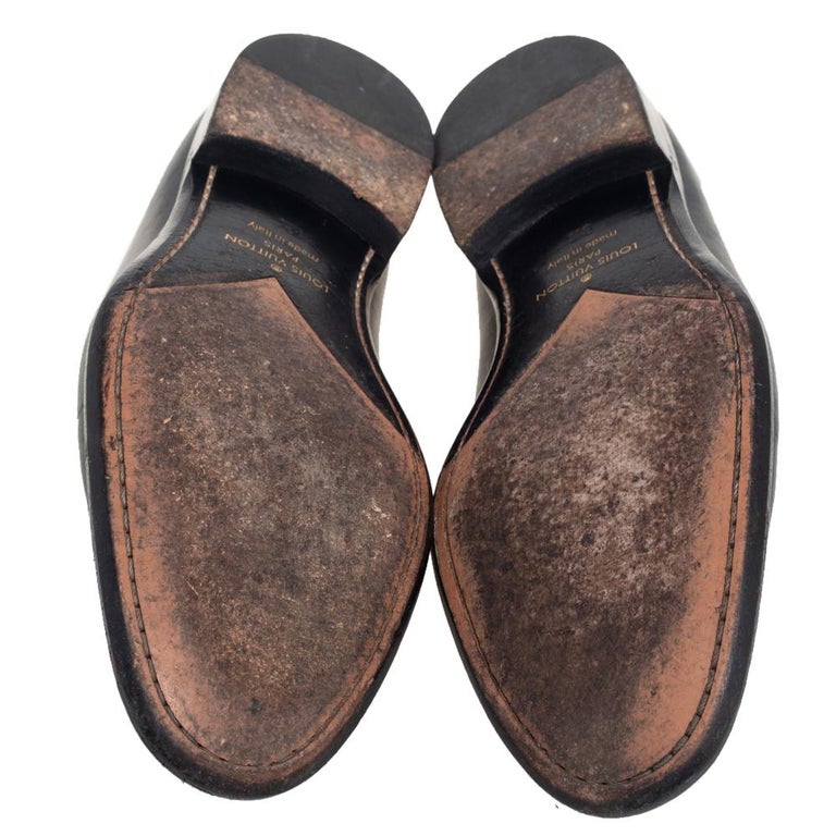 Louis Vuitton Men's Brown Suede Saint Germain Loafer Shoes size 8.5  US/ 7.5 LV