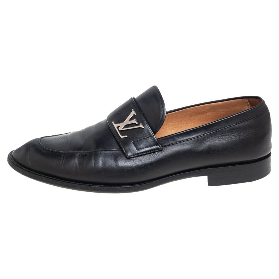 leather louis vuitton loafers