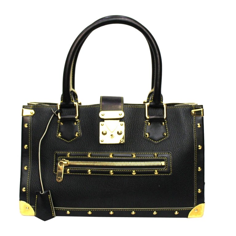 Louis Vuitton Black Leather Suhali le Fabuleaux Bag For Sale at 1stDibs ...
