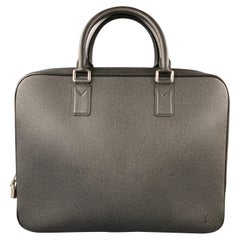 SOLD(已售出)-LV Green Taiga Leather Porte-Document Angara Briefcase  _SALE_MILAN CLASSIC Luxury Trade Company Since 2007