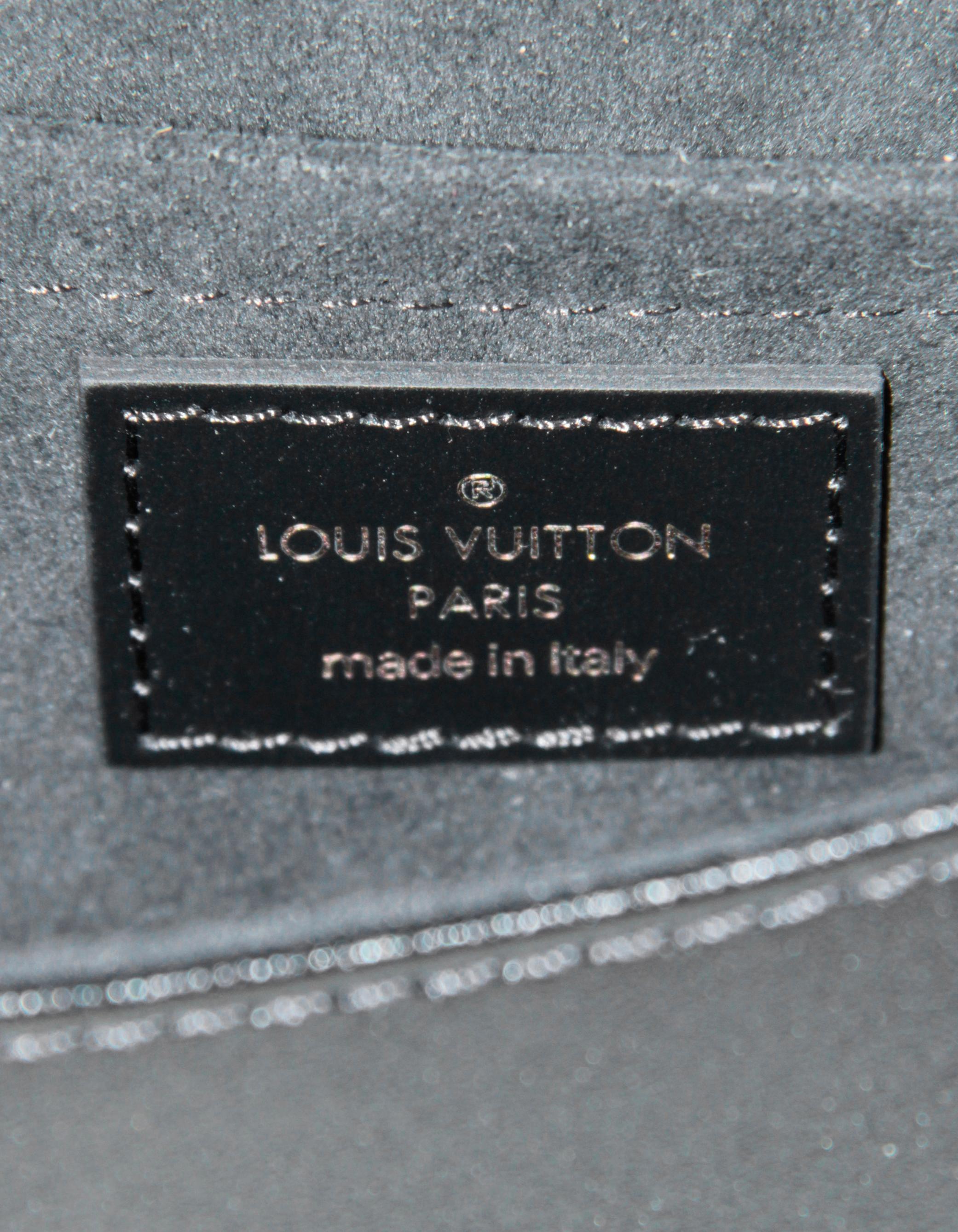 Louis Vuitton Black Leather Tambourin NM Crossbody Bag 4
