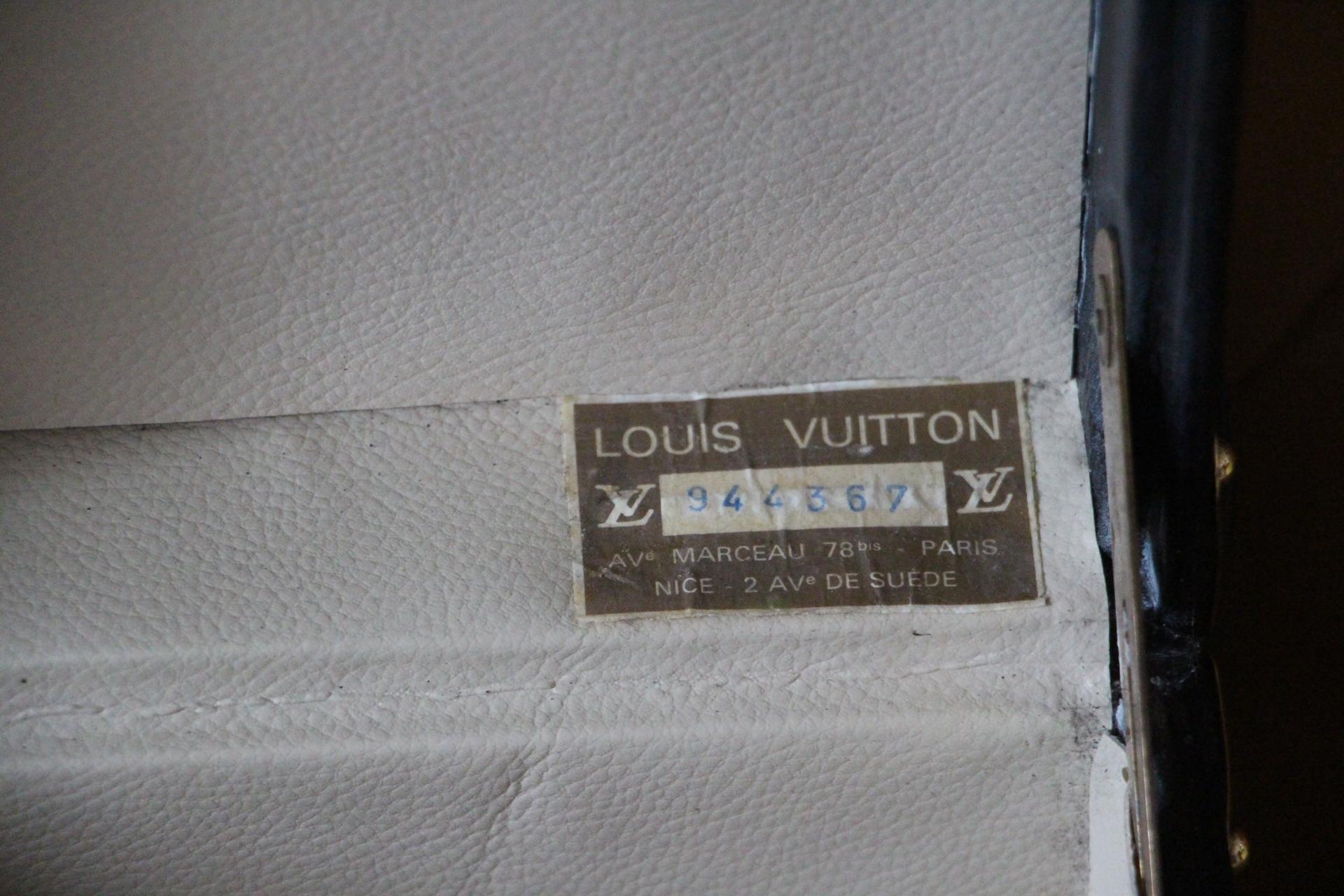 Louis Vuitton Black Leather Train Case, Louis Vuitton Jewelry Case, Vuitton Case 11