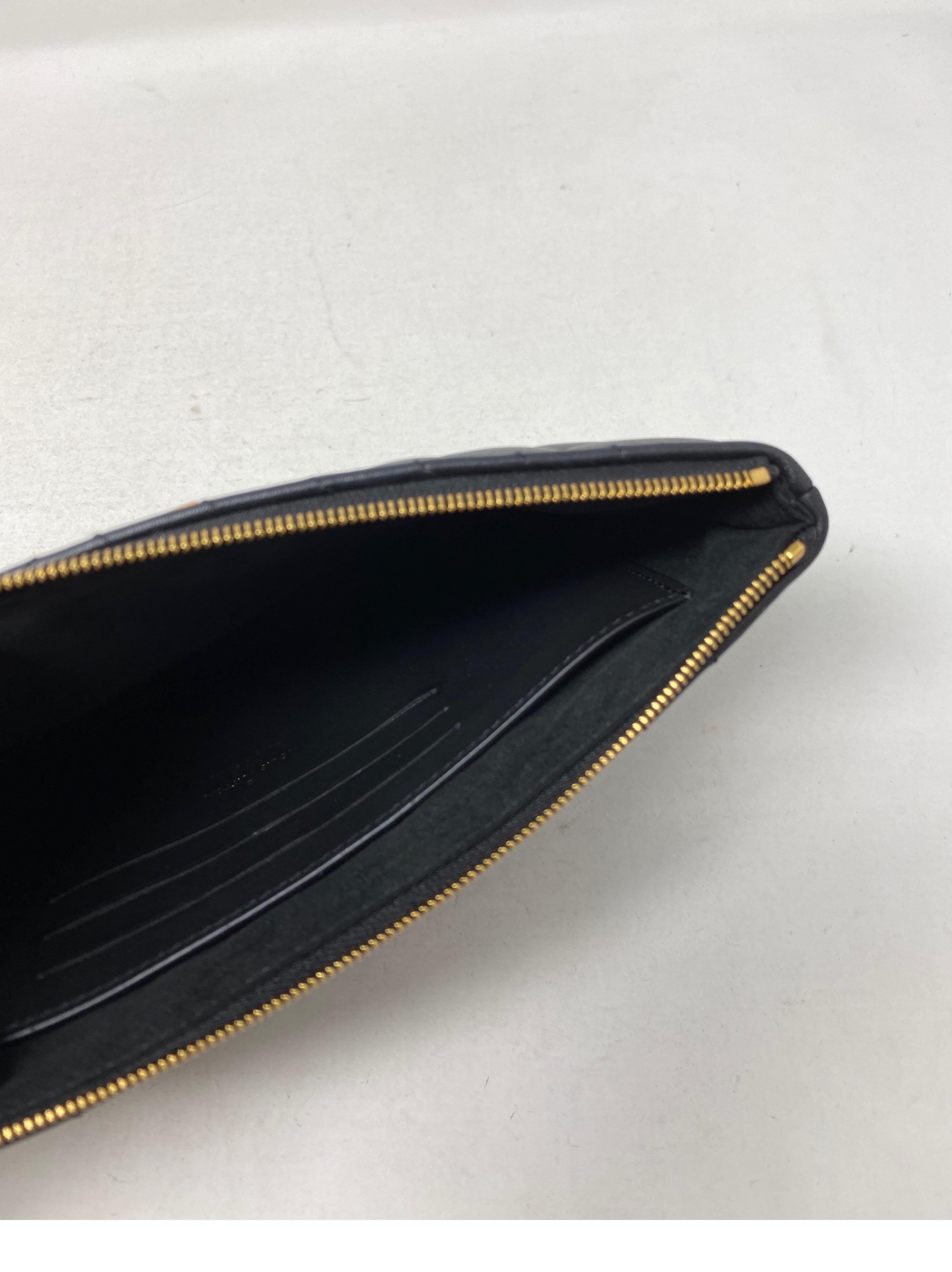 Louis Vuitton Black Leather Wave Pouch  5