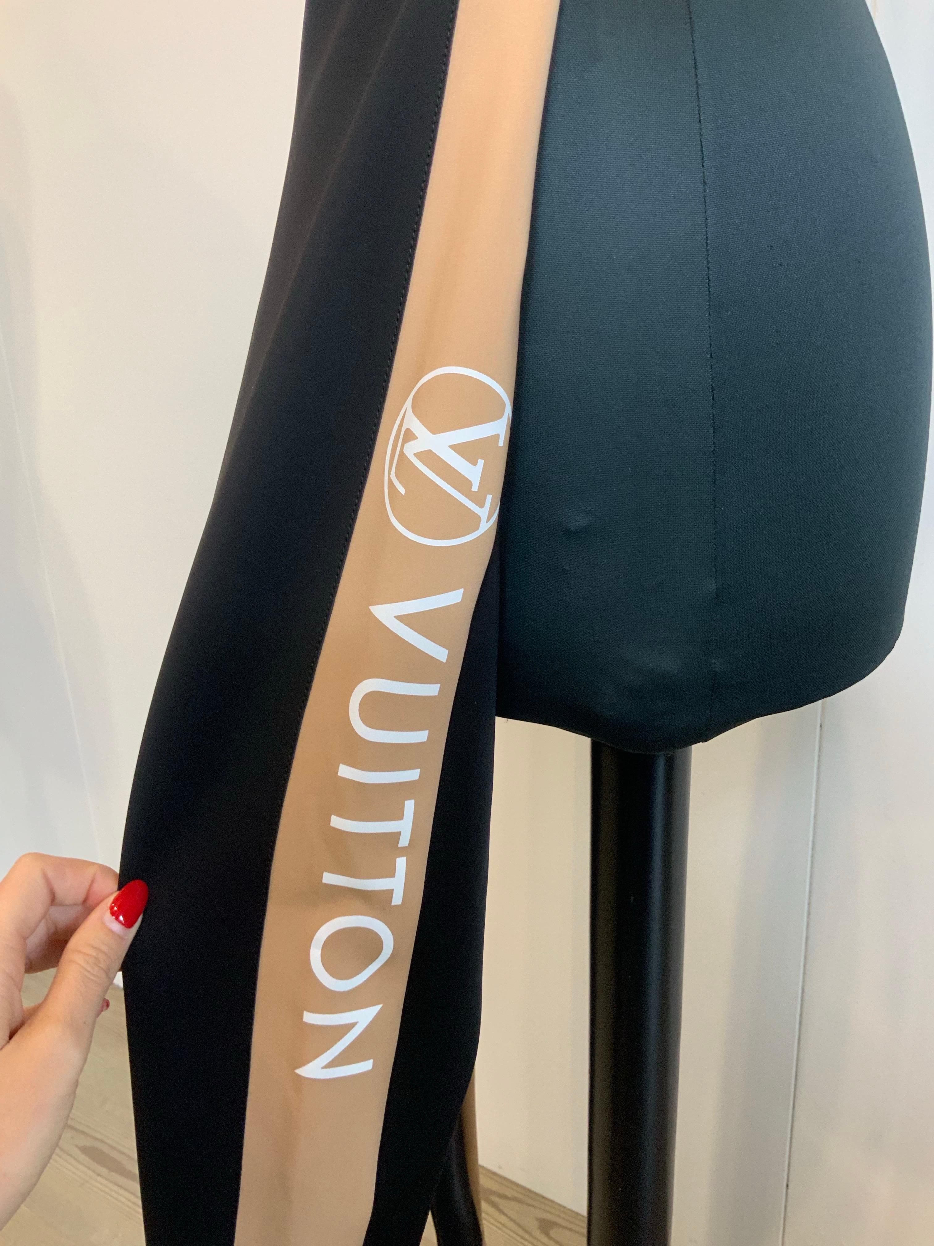 Black Louis Vuitton black Leggings