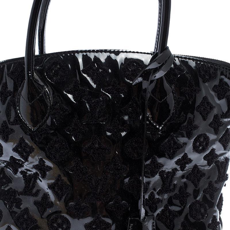 Louis Vuitton Black Limited Edition Monogram Vernis Fascination Lockit Bag 6