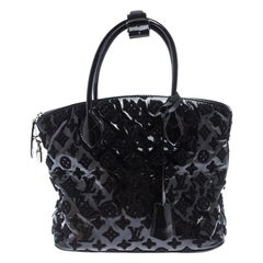 Louis Vuitton Black Limited Edition Monogram Vernis Fascination Lockit Bag