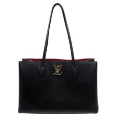 Louis Vuitton Black Lockme Shopper Tote