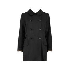 Louis Vuitton Black Logo Lined Trench Coat Size XL Louis Vuitton Black Logo Lined Trench Coat Size XL