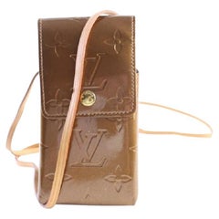 Louis Vuitton Grey Monogram Vernis Slim Vertical Wallet – I MISS YOU VINTAGE