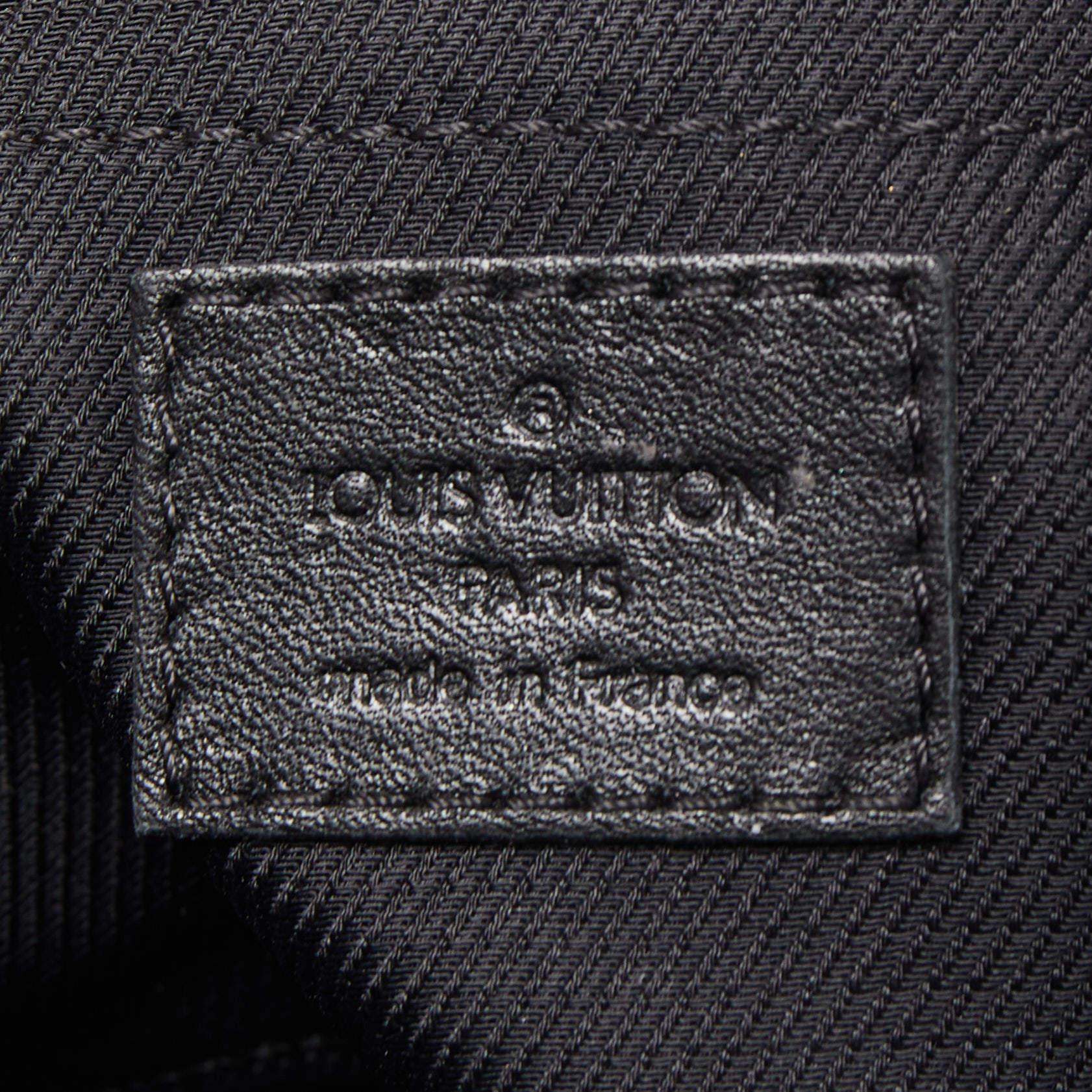Louis Vuitton Black Lurex Limited Edition Altair Clutch 2