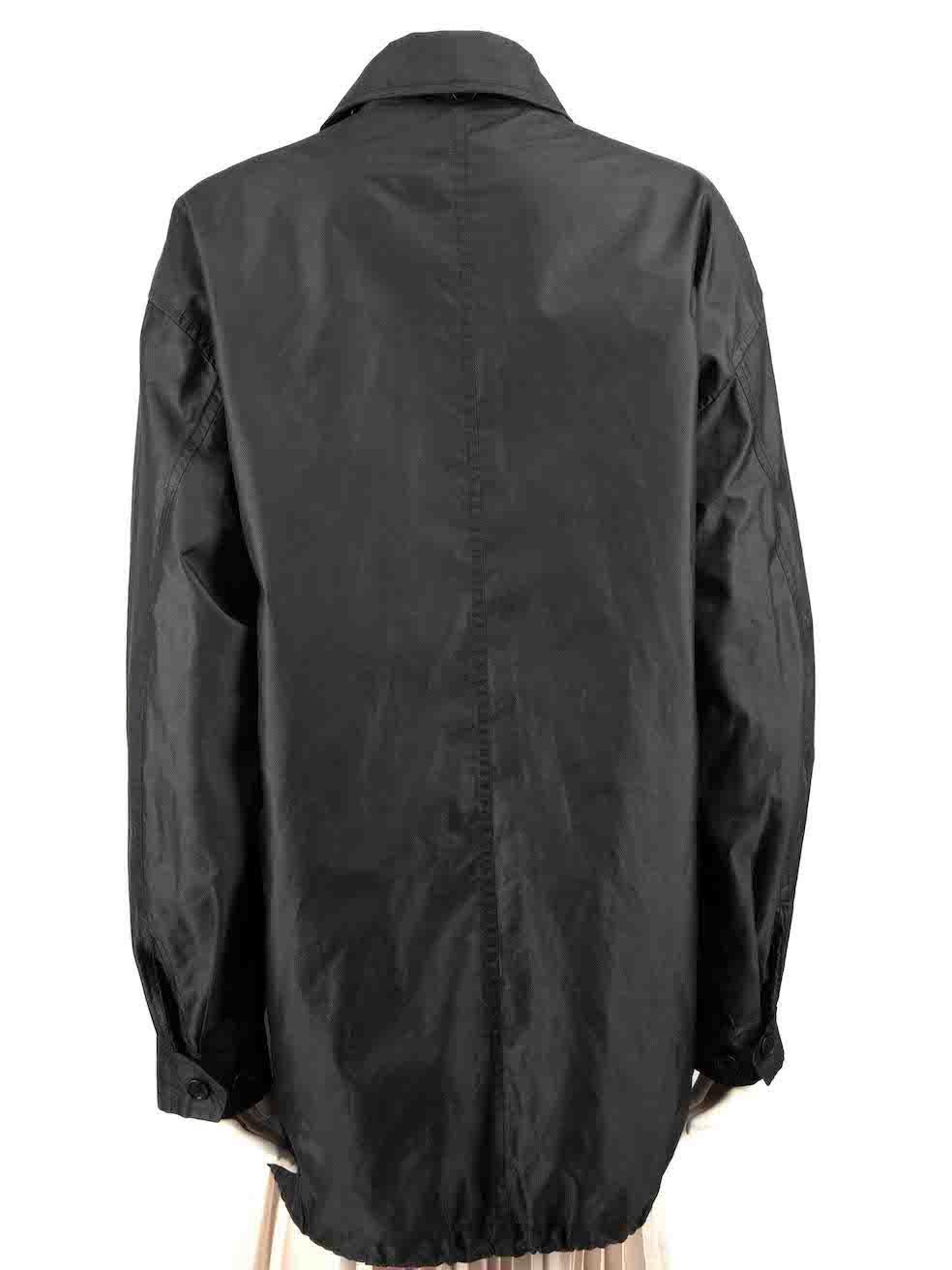 Louis Vuitton Black LV Cup Embroidered Windbreaker Size L In Excellent Condition For Sale In London, GB