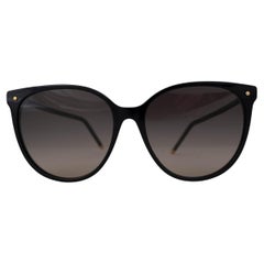 LOUIS VUITTON black LV FIRST ROUND Sunglasses Z1710E