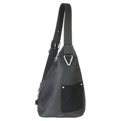 Louis Vuitton Black LV Touch Calfskin Delta Slingbag