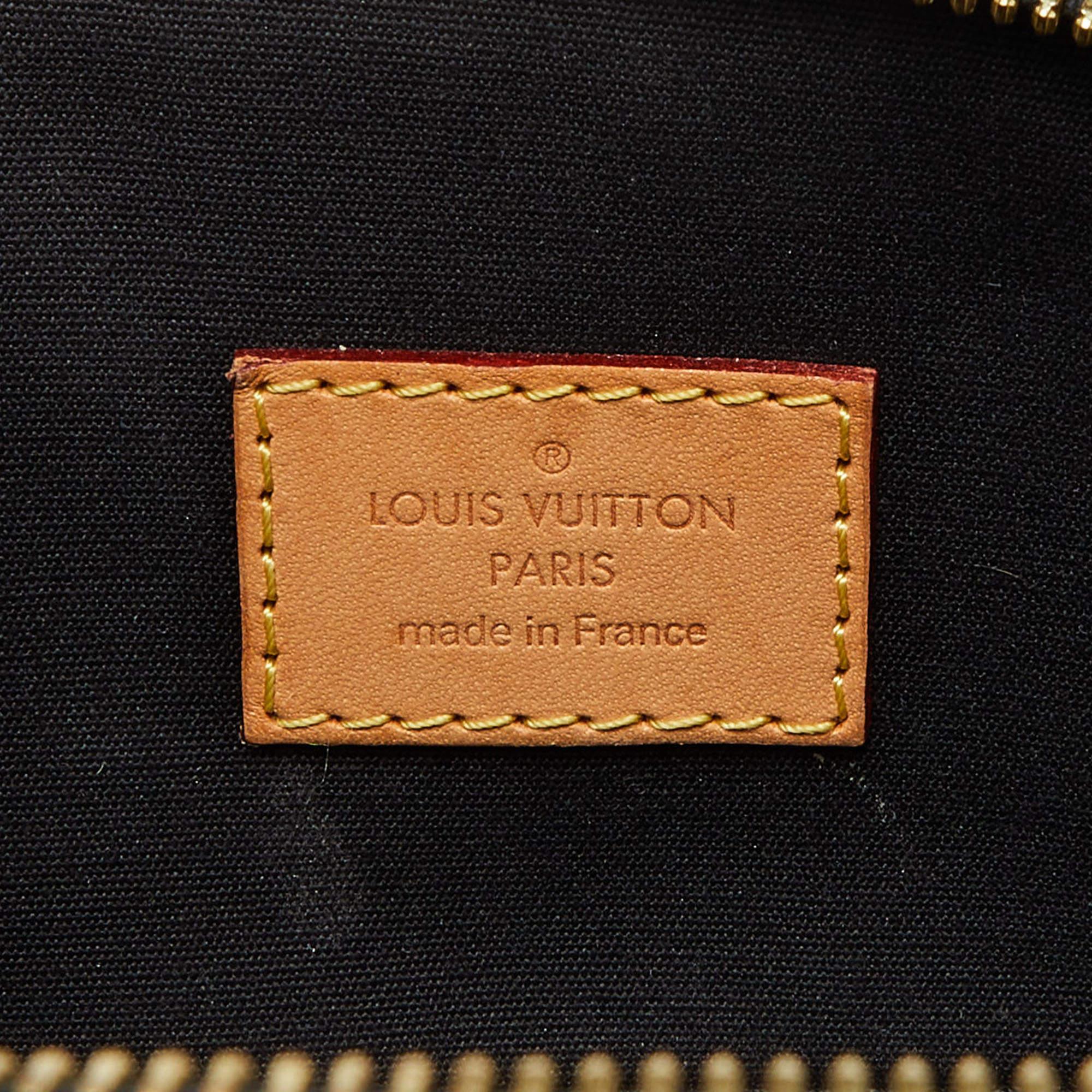 Louis Vuitton Black Magnetique Monogram Vernis Lockit PM Bag 3