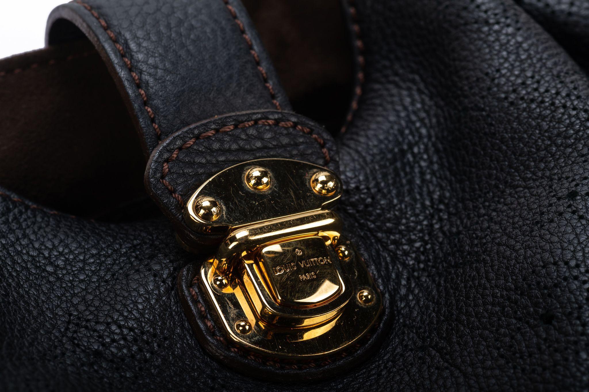Nero Louis Vuitton Borsa nera Mahina grande usata