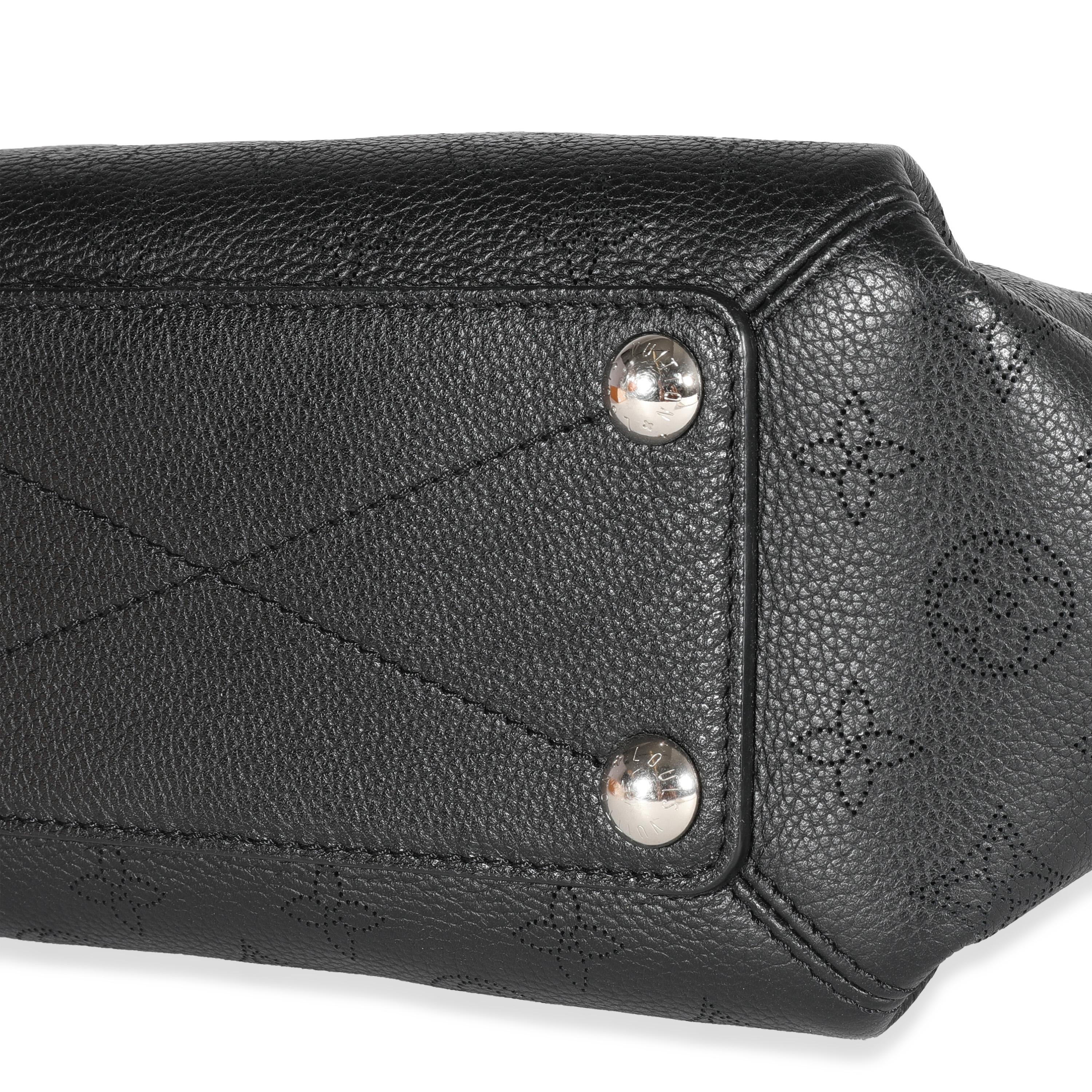 Louis Vuitton Black Mahina Leather Babylone Chain BB 1