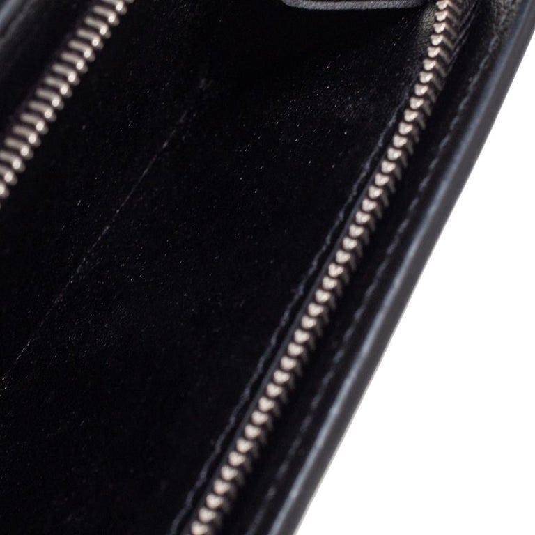 Louis Vuitton Black Mahina Leather Iris XS Wallet at 1stDibs