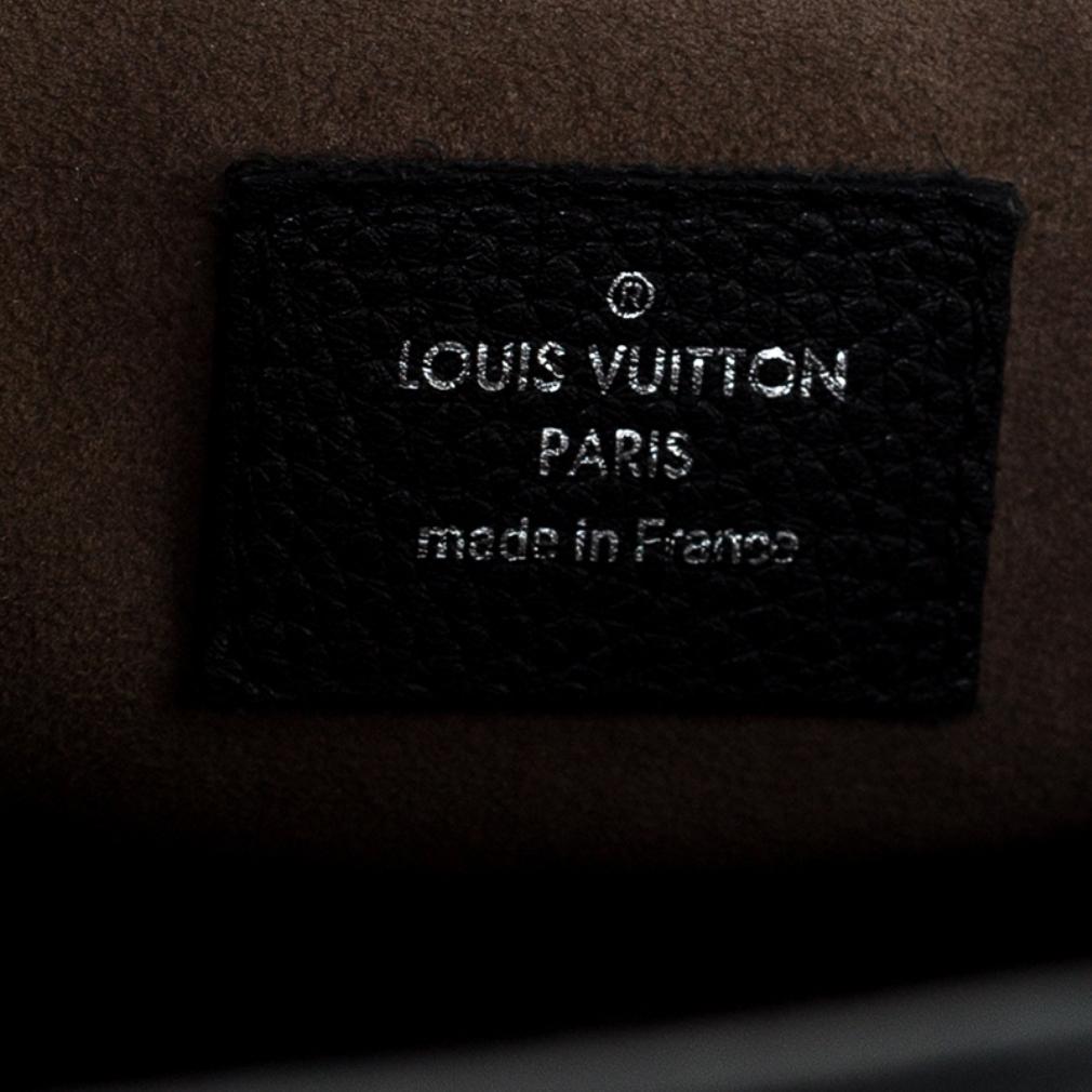 Louis Vuitton Black Mahina Leather Sevres Shoulder Bag 3