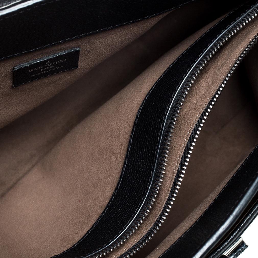 Louis Vuitton Black Mahina Leather Sevres Shoulder Bag 4