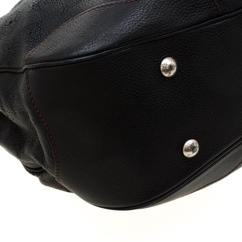 Louis Vuitton Black Mahina Leather Solar GM Bag 7