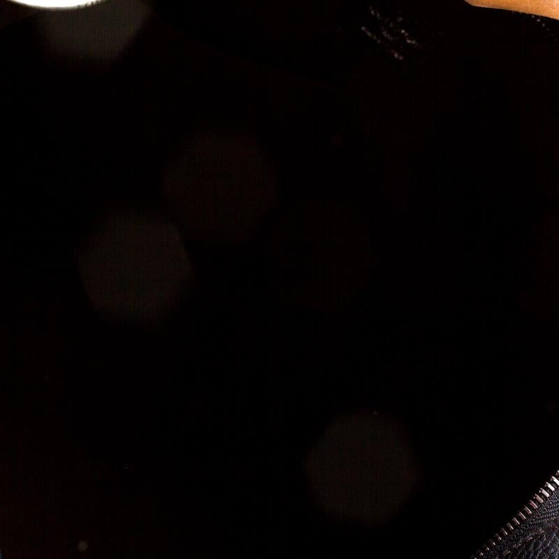 Louis Vuitton Black Mahina Leather Solar GM Bag 4