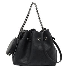Louis Vuitton Black Mahina Monogram Leather Bella Bag