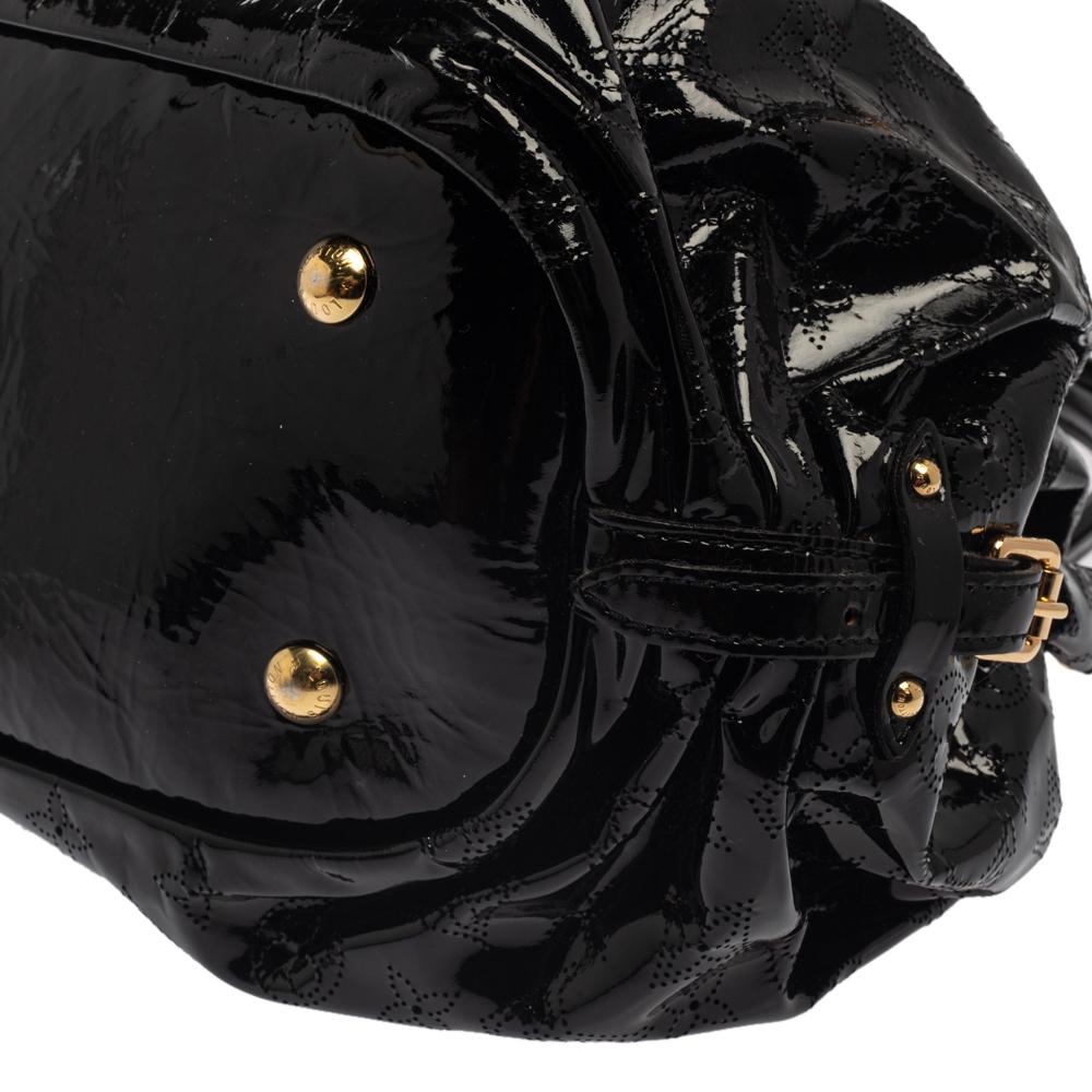 Louis Vuitton Black Mahina Patent Leather Limited Edition Surya L Bag 6