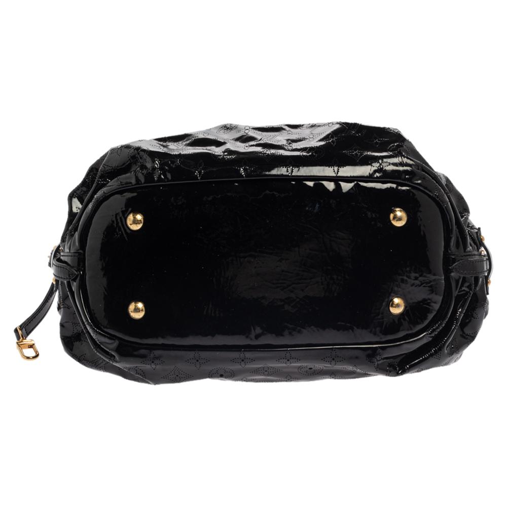 Louis Vuitton Black Mahina Patent Leather Limited Edition Surya L Bag 1