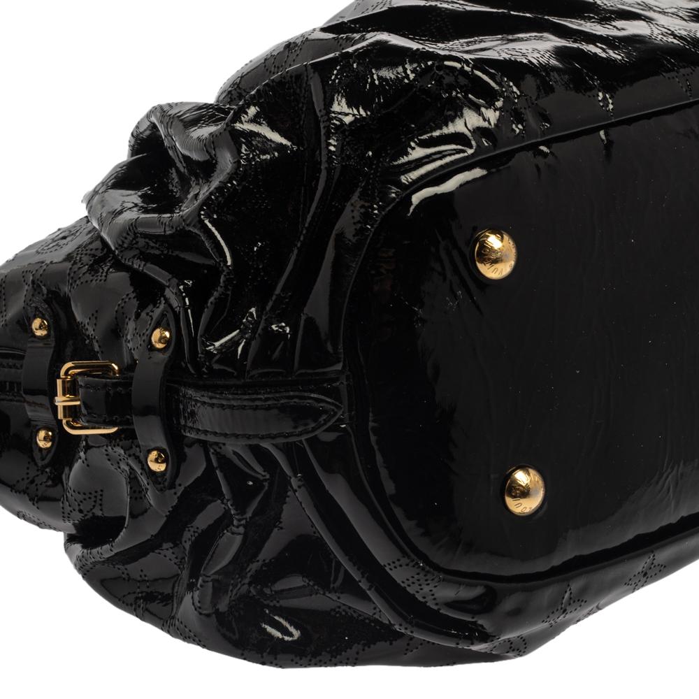 Louis Vuitton Black Mahina Patent Leather Limited Edition Surya L Bag 5