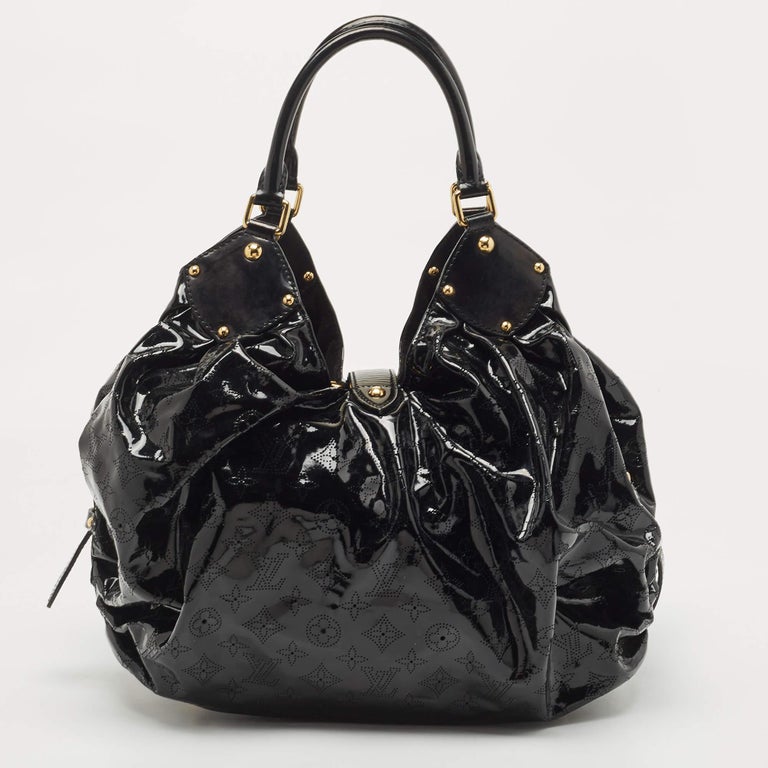 Louis Vuitton Black Mahina Patent Leather Limited Edition Surya XL Bag For  Sale at 1stDibs