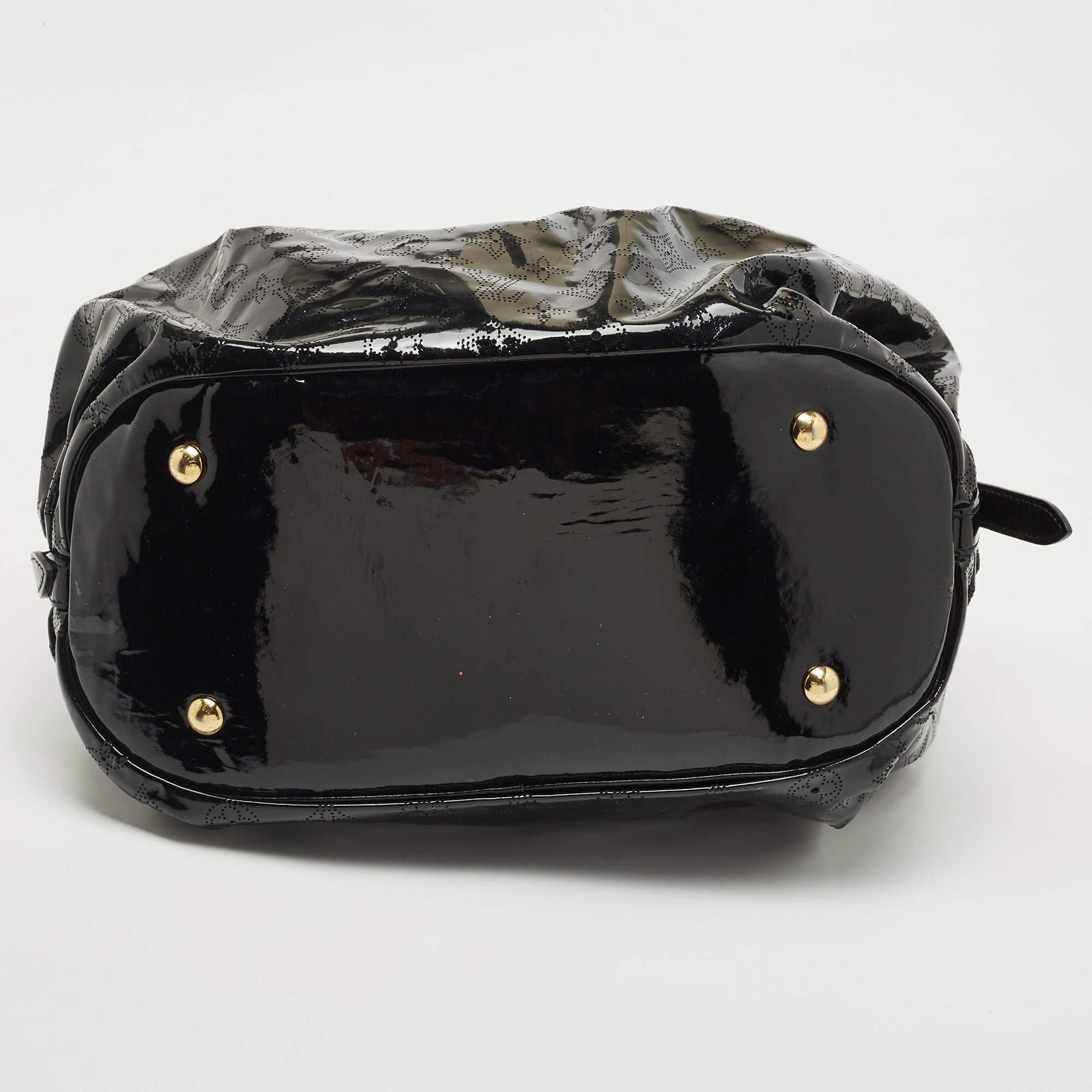 Louis Vuitton Black Mahina Patent Leather Limited Edition Surya XL Bag 1
