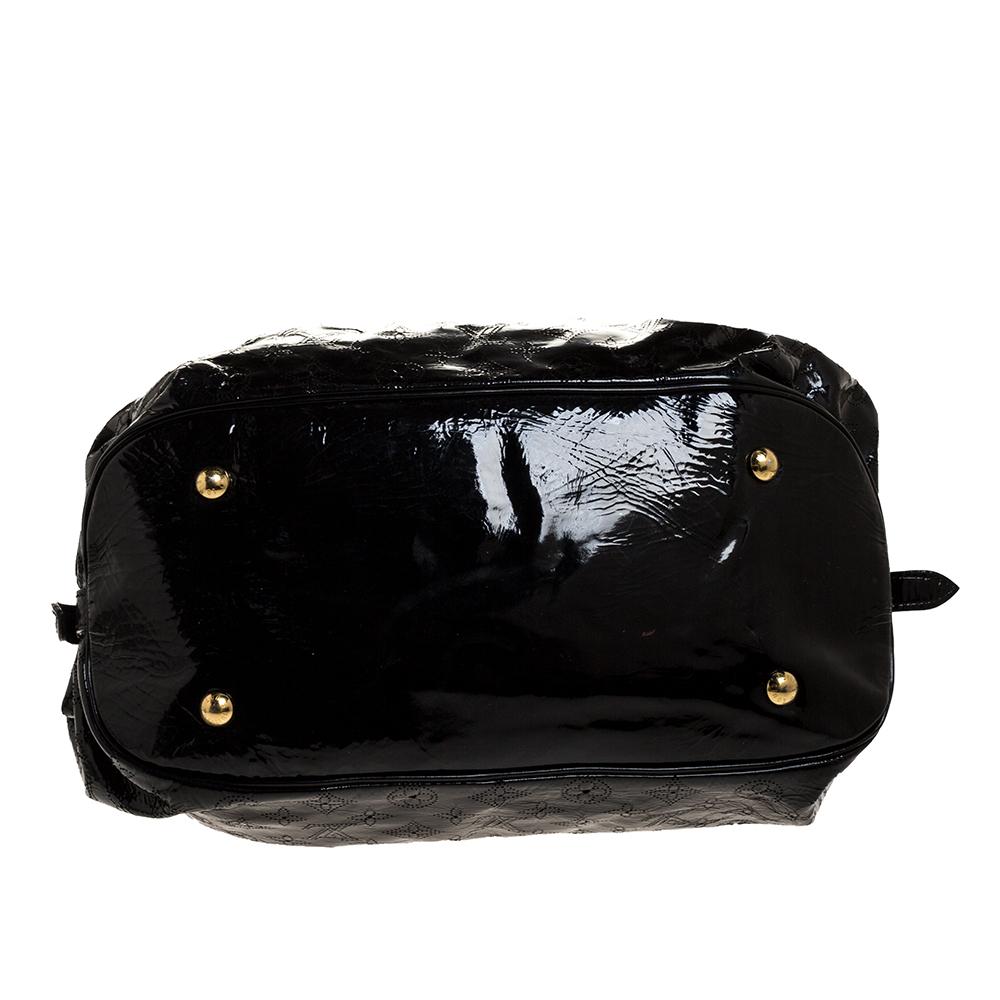 Louis Vuitton Black Mahina Patent Leather Limited Edition Surya XL Bag 2