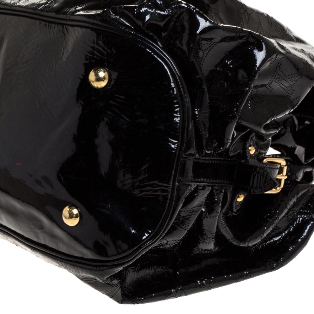 Louis Vuitton Black Mahina Patent Leather Limited Edition Surya XL Bag 3