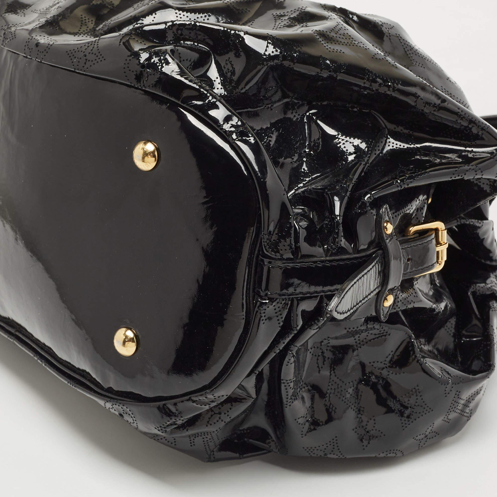 Louis Vuitton Black Mahina Patent Leather Limited Edition Surya XL Bag 3