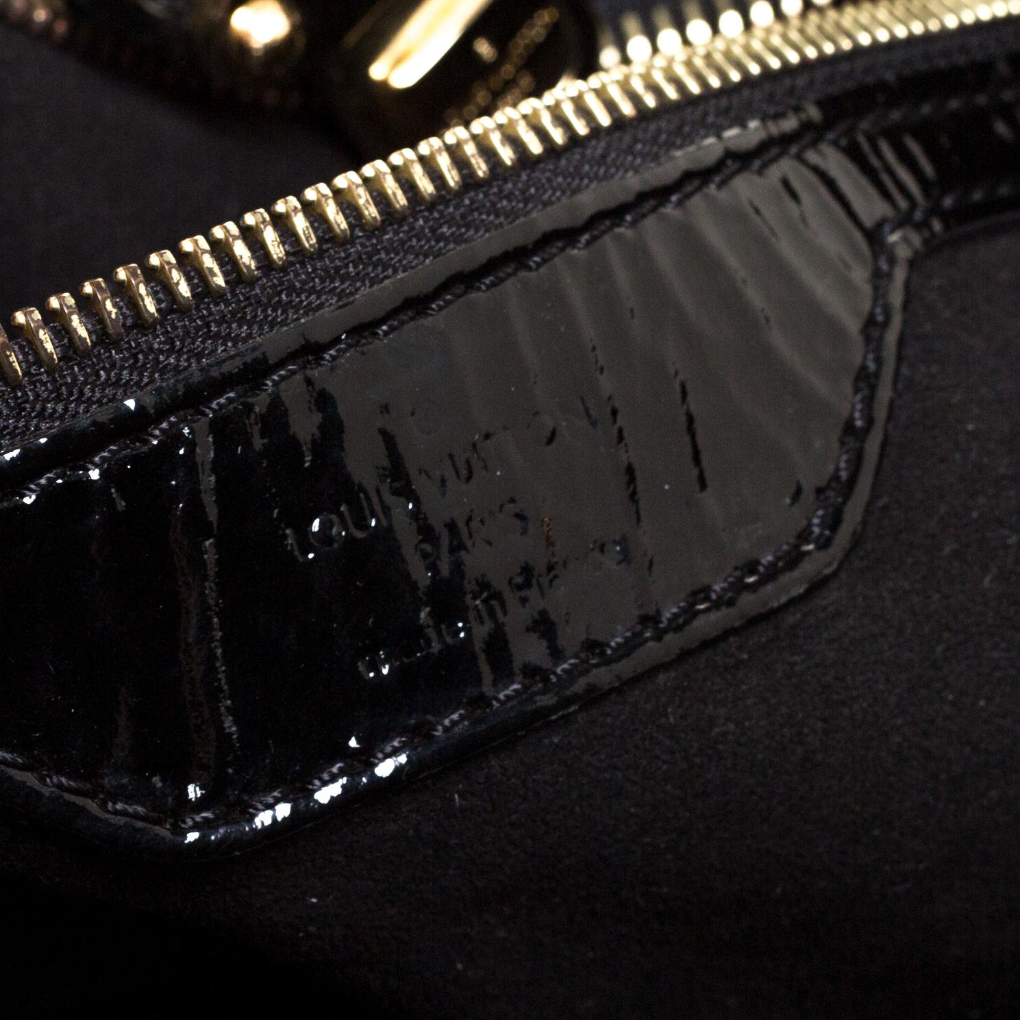 Louis Vuitton Black Mahina Patent Leather Limited Edition Surya XL Bag 5