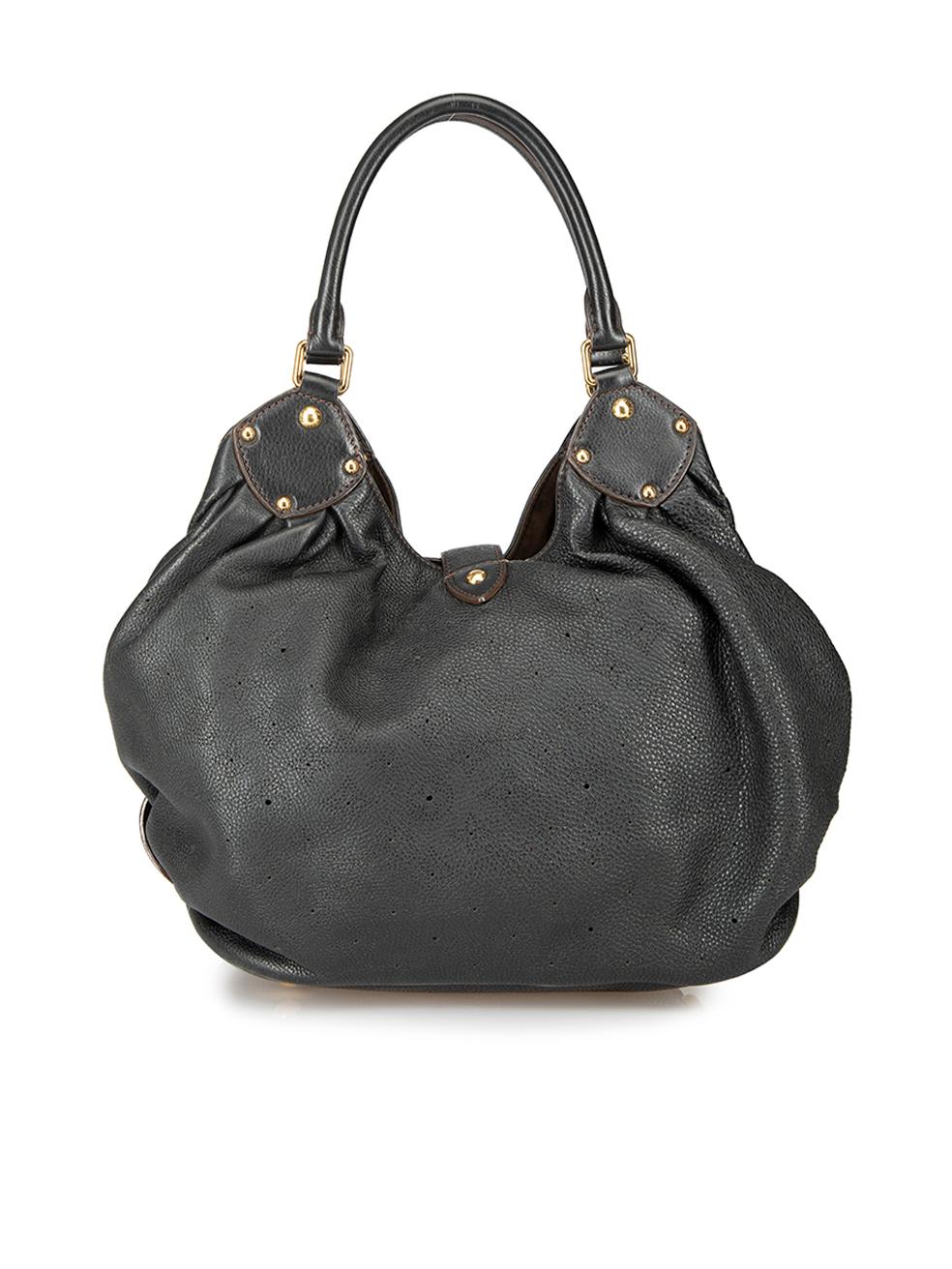 Louis Vuitton Black Mahina XL Hobo Bag In Good Condition In London, GB