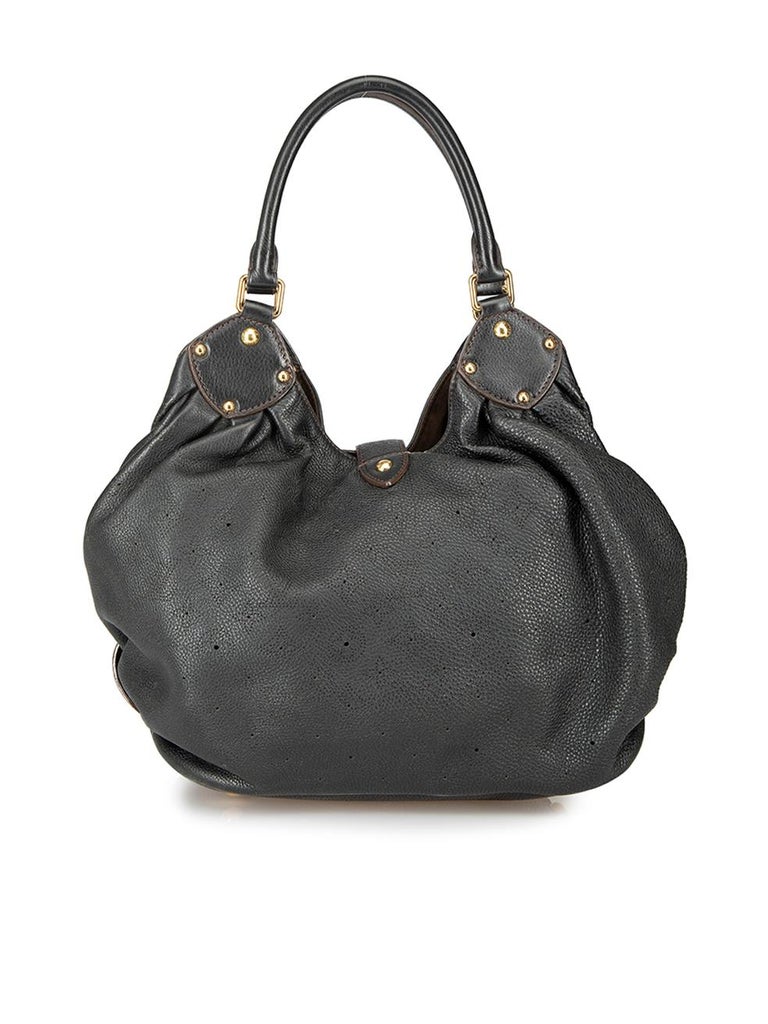 Louis Vuitton Black Mahina XL Hobo Bag For Sale at 1stDibs