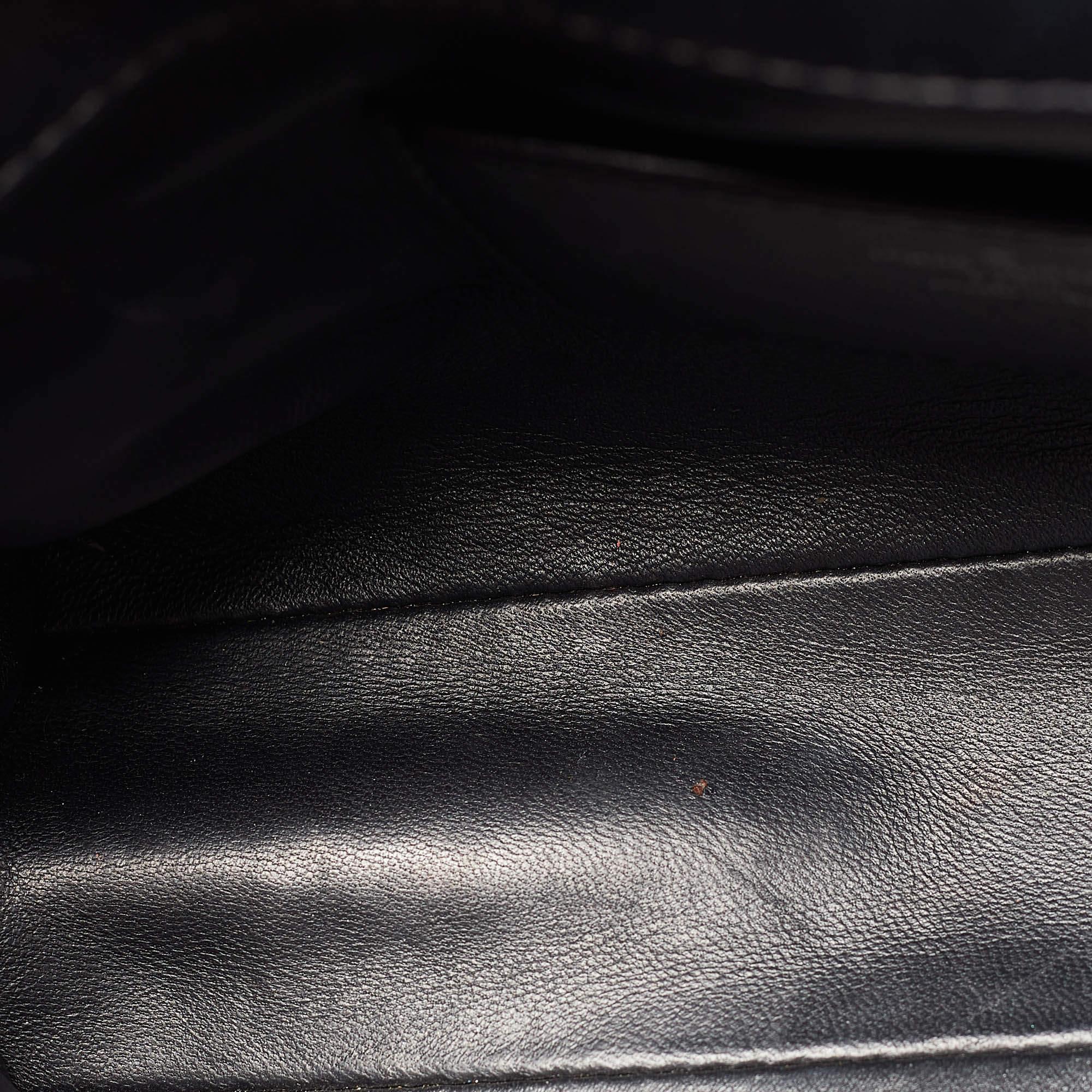 Louis Vuitton Black Malletage Leather GO-14 PM Bag 6