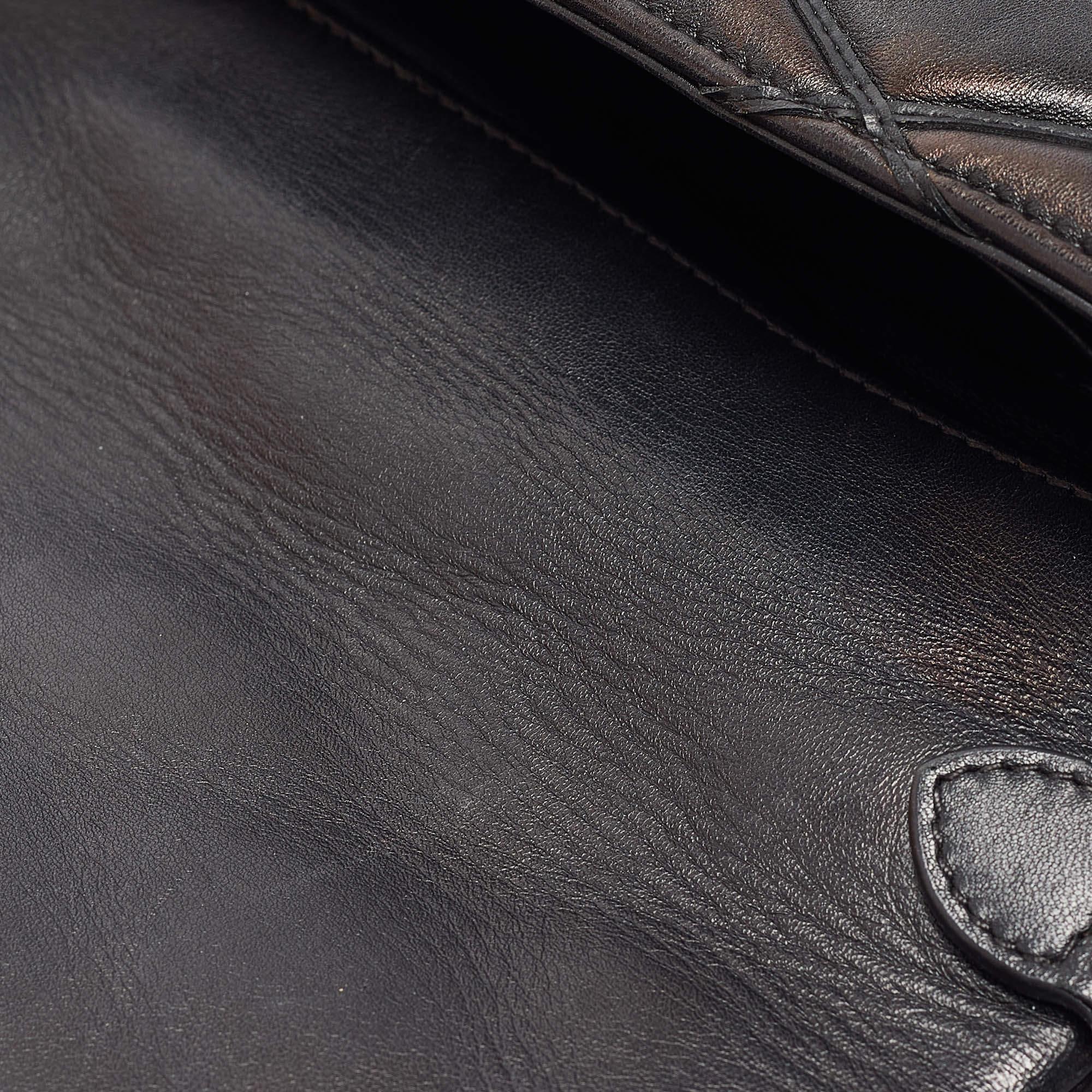 Louis Vuitton Black Malletage Leather GO-14 PM Bag 11