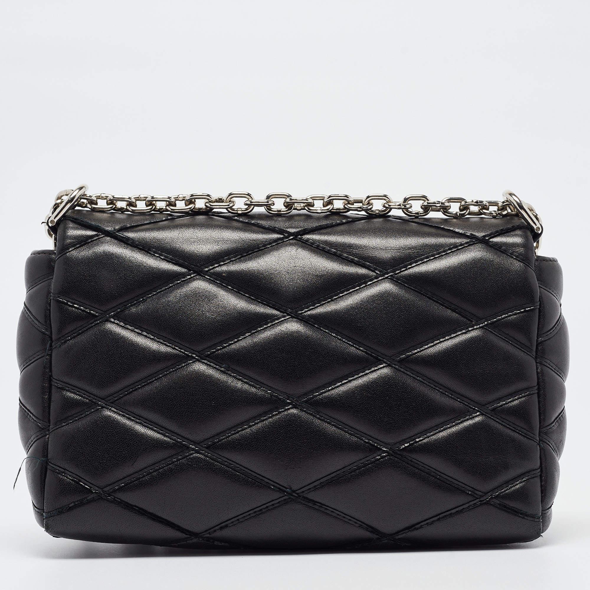 Designer bags are ideal companions for ample occasions! Here we have a fashion-meets-functionality piece crafted with precision. It has been equipped with a well-sized interior that can easily fit all your essentials.

Includes: Original Dustbag,