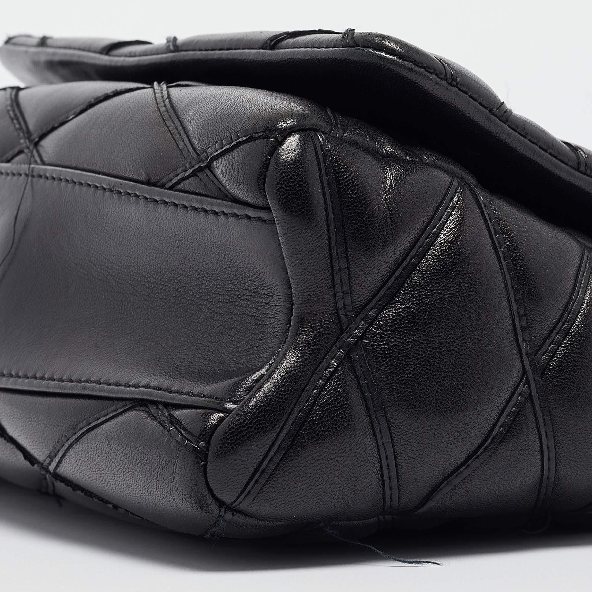 Louis Vuitton Black Malletage Leather GO-14 PM Bag 1